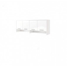Sienas plaukts virs gultas CONCEPT PRO CP10, balts glancēts